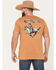 Image #1 - Pendleton Men's Rodeo Flag Short Sleeve Graphic T-Shirt, Copper, hi-res