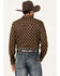 Image #4 - Cody James Men's Reign In Striped Print Long Sleeve Snap Western Shirt - Tall, Chocolate, hi-res