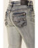 Image #3 - Silver Little Girls' Tammy Bleach Wash Bootcut Jeans , Blue, hi-res