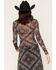 Image #4 - Idyllwind Women's Bandana Print Long Sleeve Mesh Top, Black, hi-res