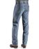 Image #1 - Wrangler Men's Stone Beach Light Wash Premium Performance Bootcut Jeans, Light Stone, hi-res