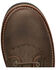 Image #6 - Justin Men's Rivot Lace-Up Work Boots - Soft Toe, Brown, hi-res