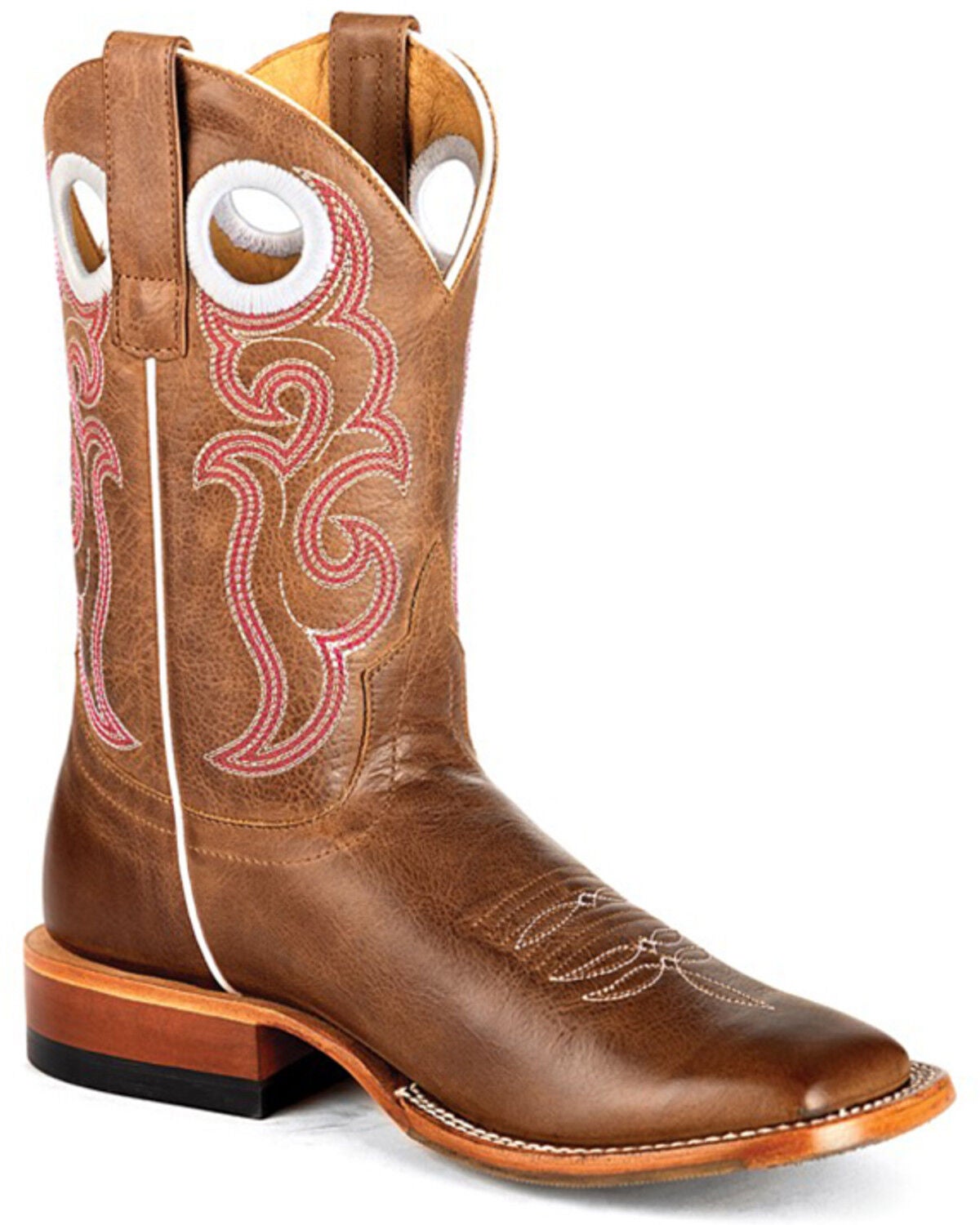 Macie Bean Women's Honey I'm Home Western Boots - Square Toe, Honey, hi-res