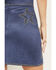 Image #4 - Idyllwind Women's Starview Studded Faux Suede Mini Skirt, Dark Blue, hi-res