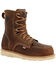 Image #1 - Georgia Boot Men's 8" Waterproof Wedge USA Lace-Up Boots - Moc Toe, Brown, hi-res