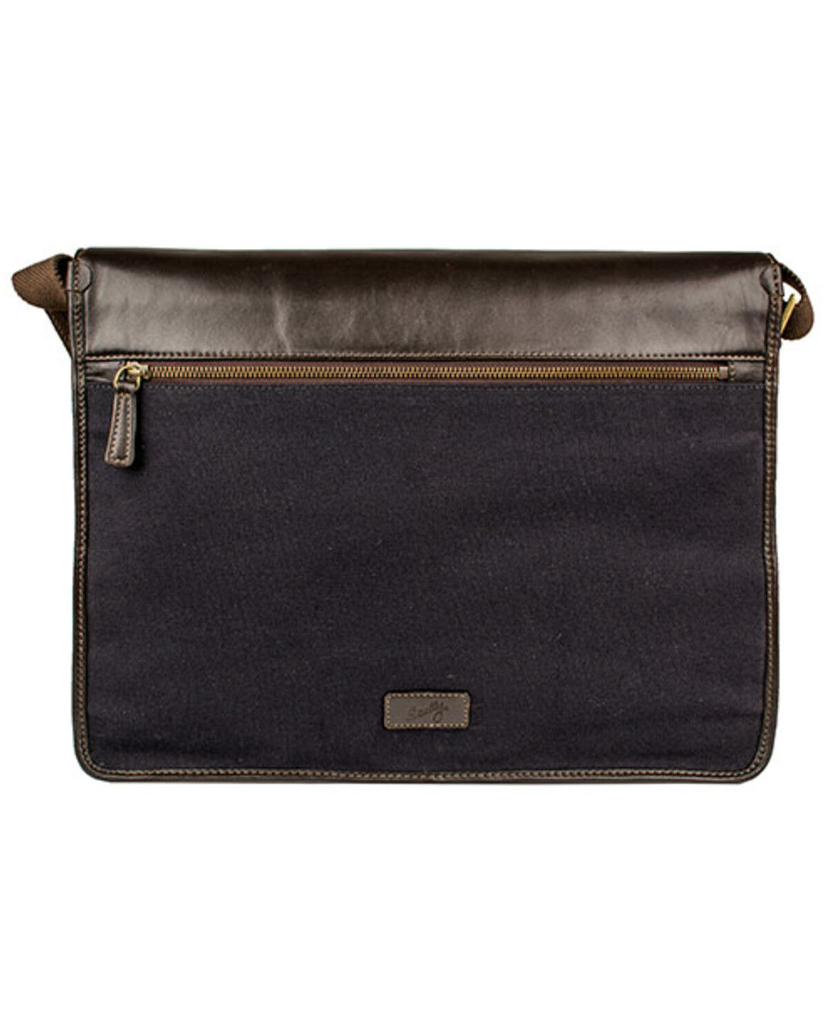 Image #2 - Scully Men's Messenger Brief Bag, Brown, hi-res