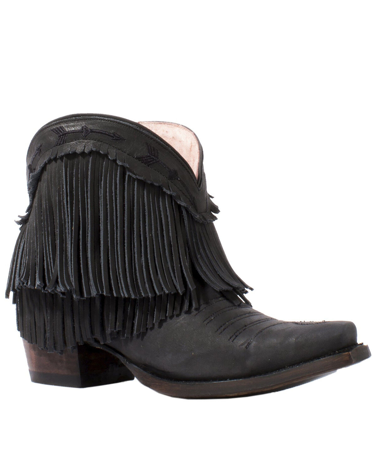 Image #1 - Junk Gypsy by Lane Women's Spitfire Fashion Booties - Snip Toe, Black, hi-res