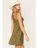 Image #4 - Cleo + Wolf Women's Mini Dress, Moss Green, hi-res
