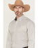 Image #2 - Cinch Men's Striped Print Tencel Long Sleeve Button-Down Western Shirt, Cream, hi-res