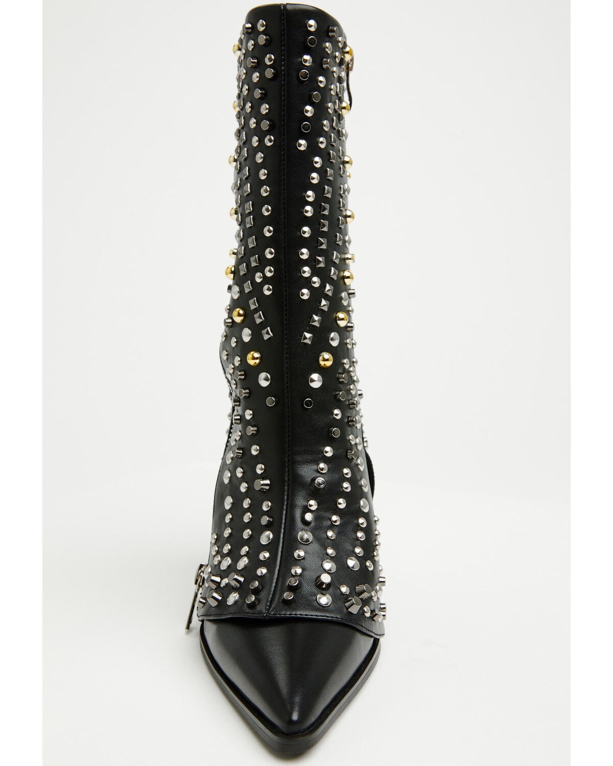 Image #4 - Azalea Wang Women's Hematine Studded Fashion Boots - Snip Toe, Black, hi-res