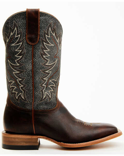 Image #4 - Cody James Men's Montana Western Boots - Broad Square Toe, Brown, hi-res