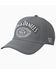 Image #1 - Jack Daniels Men's Structured Logo Ball Cap, Grey, hi-res