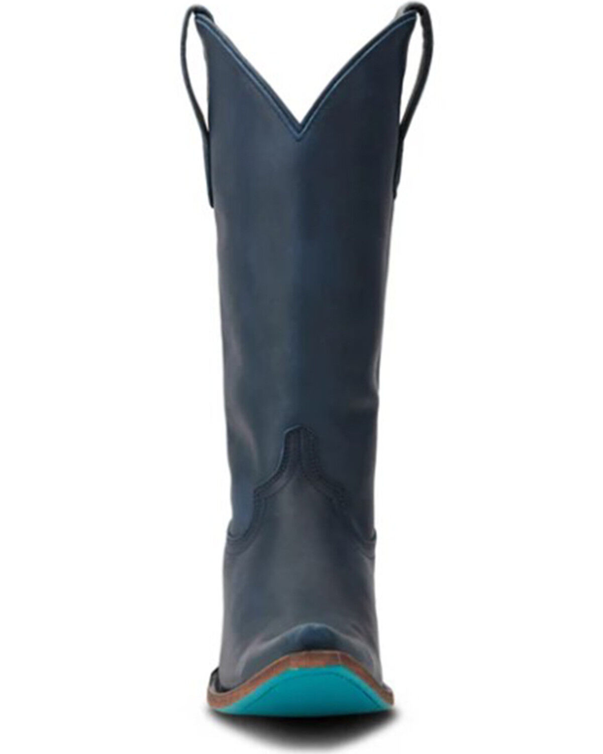 Image #4 - Lane Women's Emma Jane Tall Western Boots - Snip Toe, Navy, hi-res