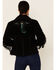 Image #3 - Scully Women's Fringe & Beaded Suede Jacket, Black, hi-res