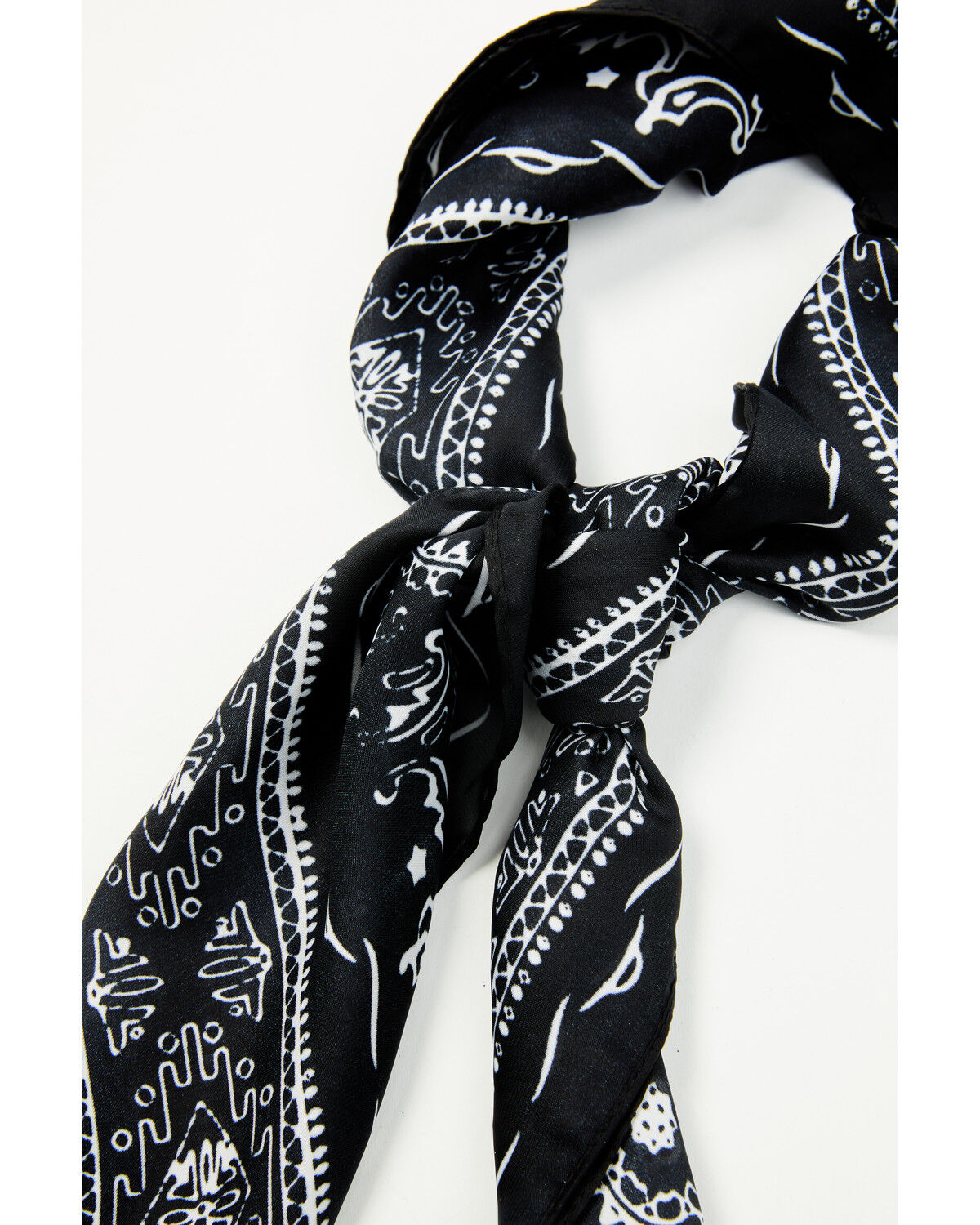 Image #3 - Idyllwind Women's Jennie Bandana Print Wild Rag, Black, hi-res