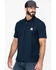 Image #1 - Carhartt Men's Contractors Pocket Short Sleeve Work Polo Shirt, Navy, hi-res
