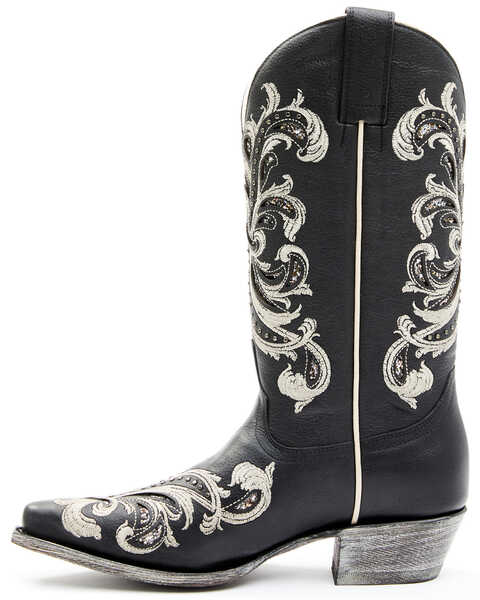 Image #3 - Shyanne Women's Sloan Western Boots - Square Toe  , Black, hi-res