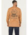 Image #1 - Ariat Men's FR Hard Head Long Sleeve Pocket Work Shirt, Brown, hi-res