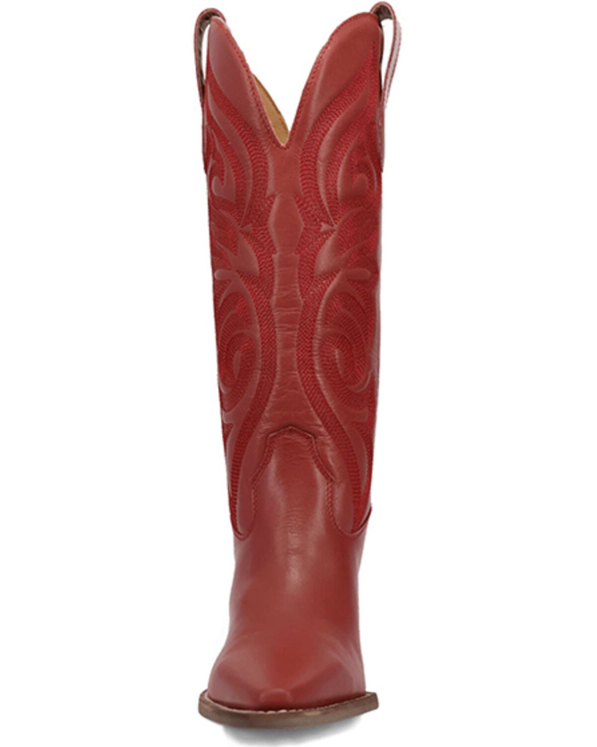 Image #6 - Dingo Women's Hensley Tall Western Boots - Round Toe, Red, hi-res