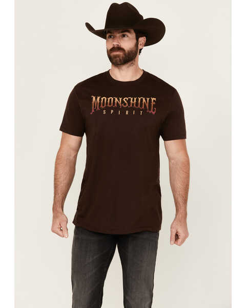 Moonshine Spirit Men's Come Alive Short Sleeve Graphic T-Shirt , Brown, hi-res