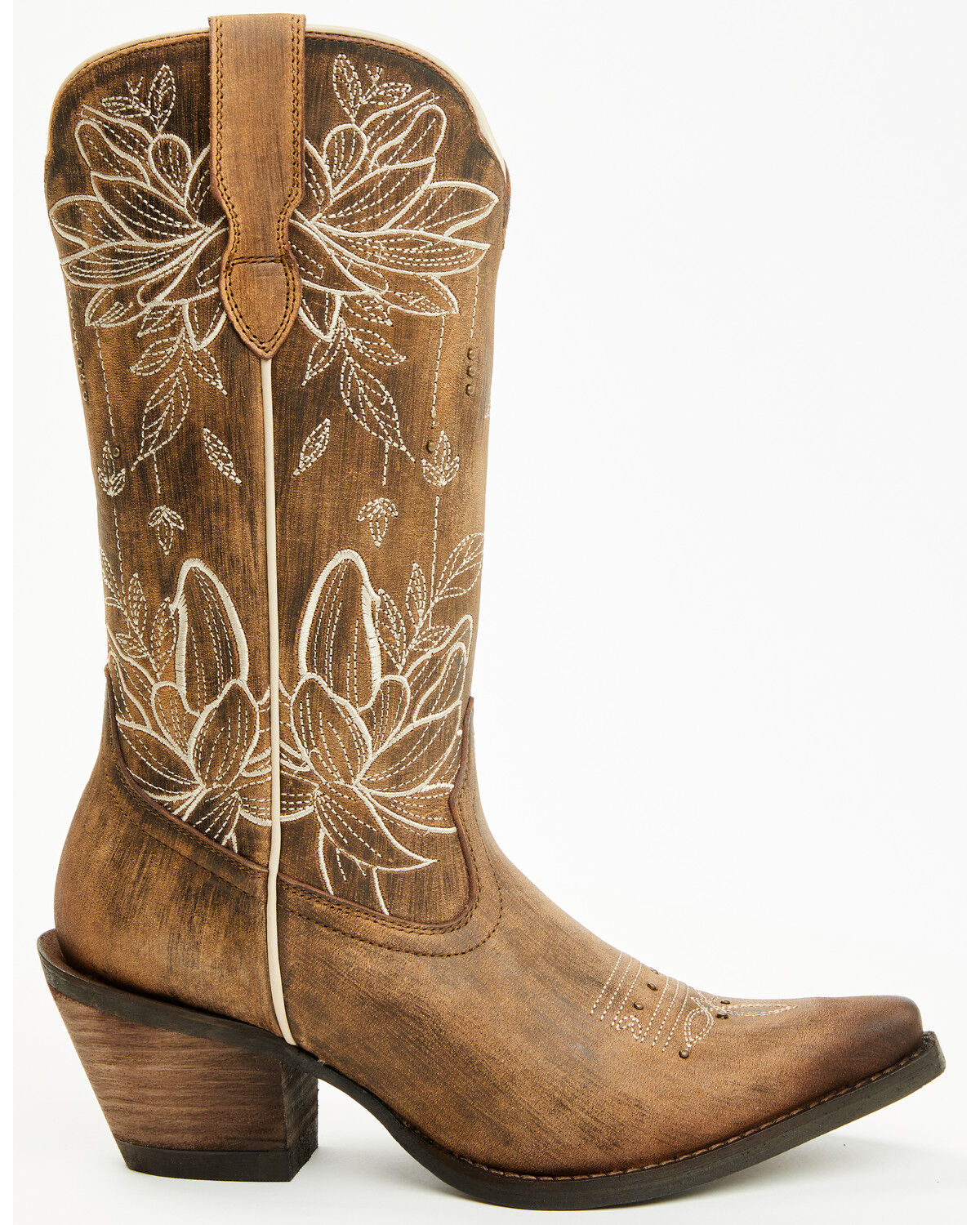 Image #2 - Shyanne Women's Toba Western Boots - Snip Toe, Brown, hi-res