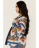 Image #2 - Idyllwind Women's Southwestern Print Shacket, Indigo, hi-res