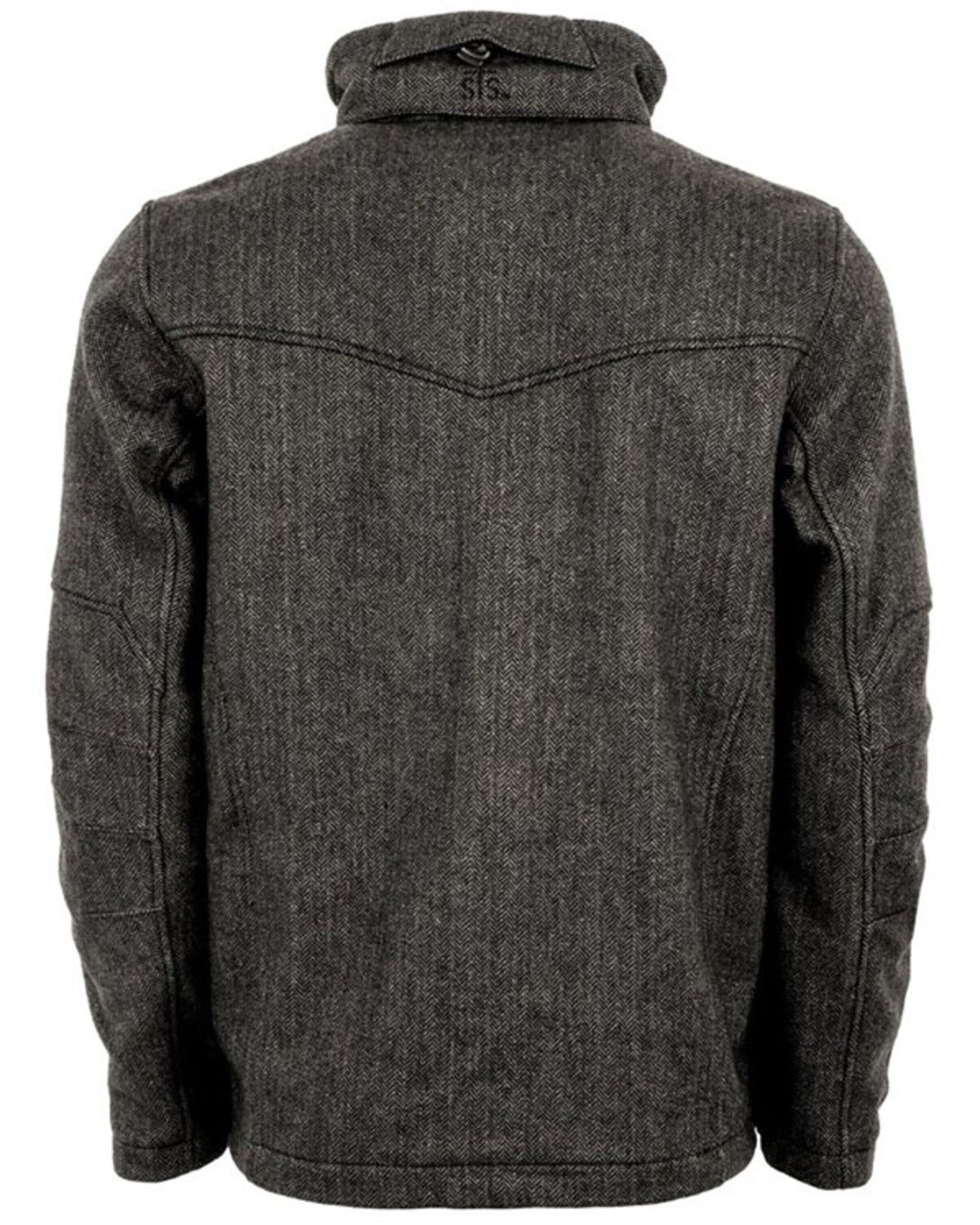 Image #2 - STS Ranchwear by Carroll Men's Stone Jacket - Big, Black, hi-res