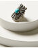 Image #1 - Idyllwind Women's Silver & Turquoise Blythe Statement Ring , Silver, hi-res