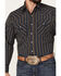 Image #3 - Ely Walker Men's Striped Long Sleeve Pearl Snap Western Shirt, Navy, hi-res