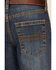 Image #4 - Cody James Boys' Wolfstooth Relaxed Bootcut Stretch Denim Jeans, Medium Wash, hi-res