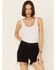 Image #1 - Free People Women's Makai Cutoff Shorts, Black, hi-res