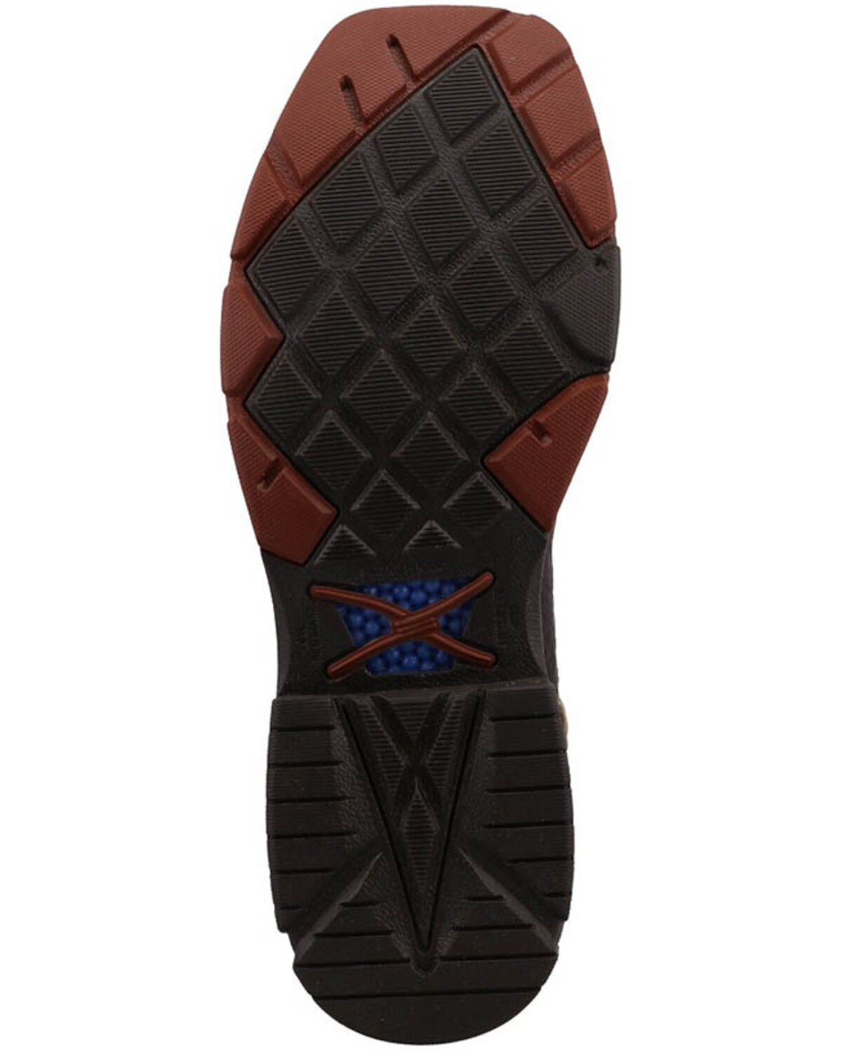 Image #7 - Twisted X Men's 12" Western Work Boots - Composite Toe, Dark Brown, hi-res