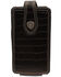 Image #1 - Ariat Men's Croc Print Large Cell Phone Case, Dark Brown, hi-res