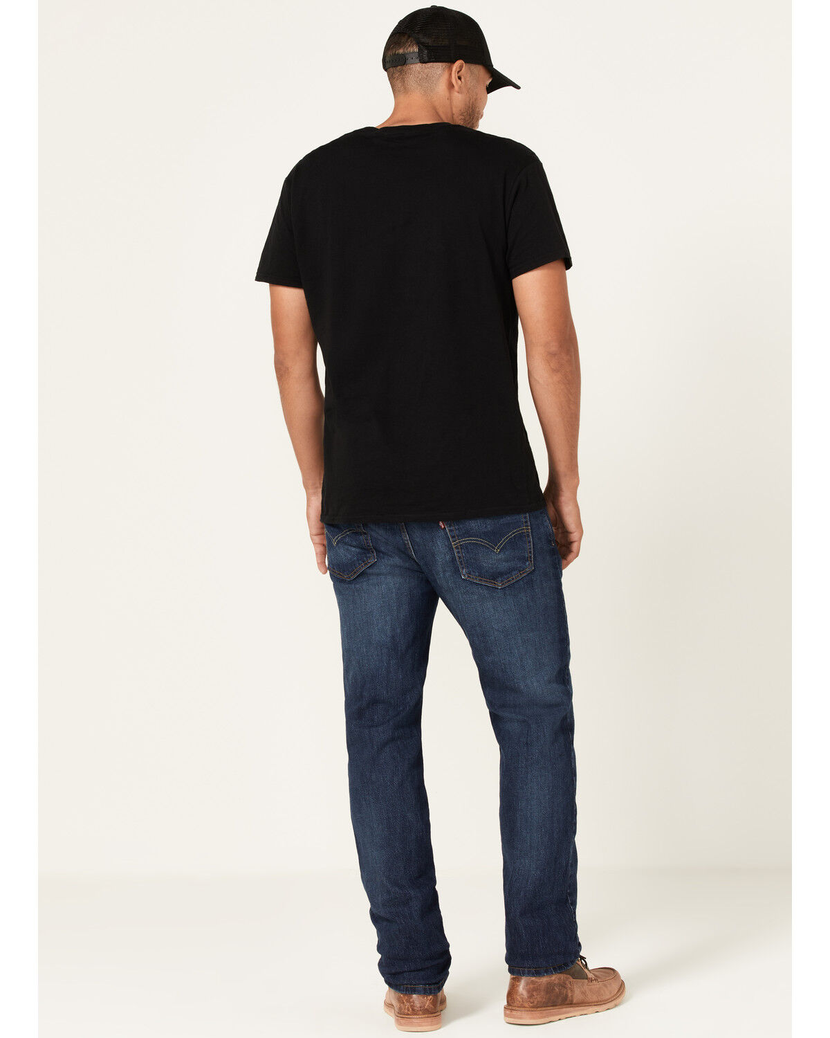 Image #3 - Levi's Men's 541 Antient Ways Dark Wash Athletic Fit Taper Stretch Jeans, Dark Wash, hi-res