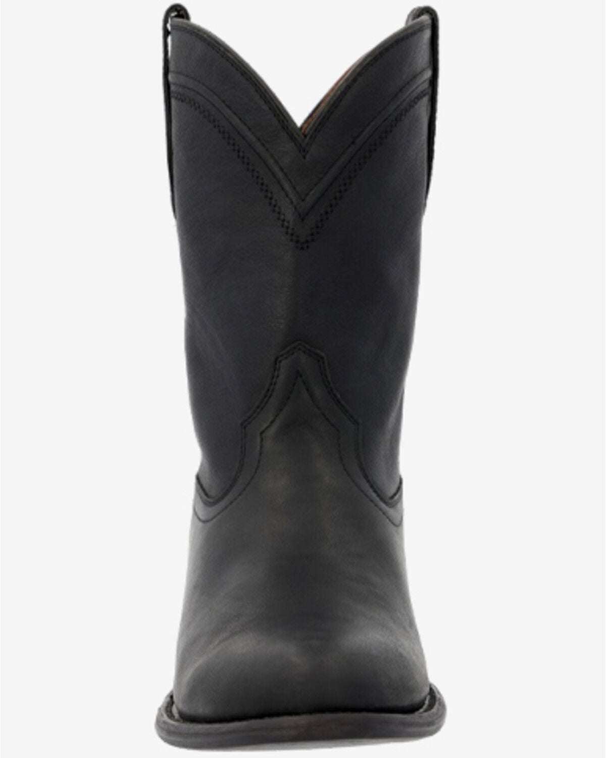 Image #4 - Durango Men's Santa Fe&trade; Roper Western Boots - Round Toe, Black, hi-res