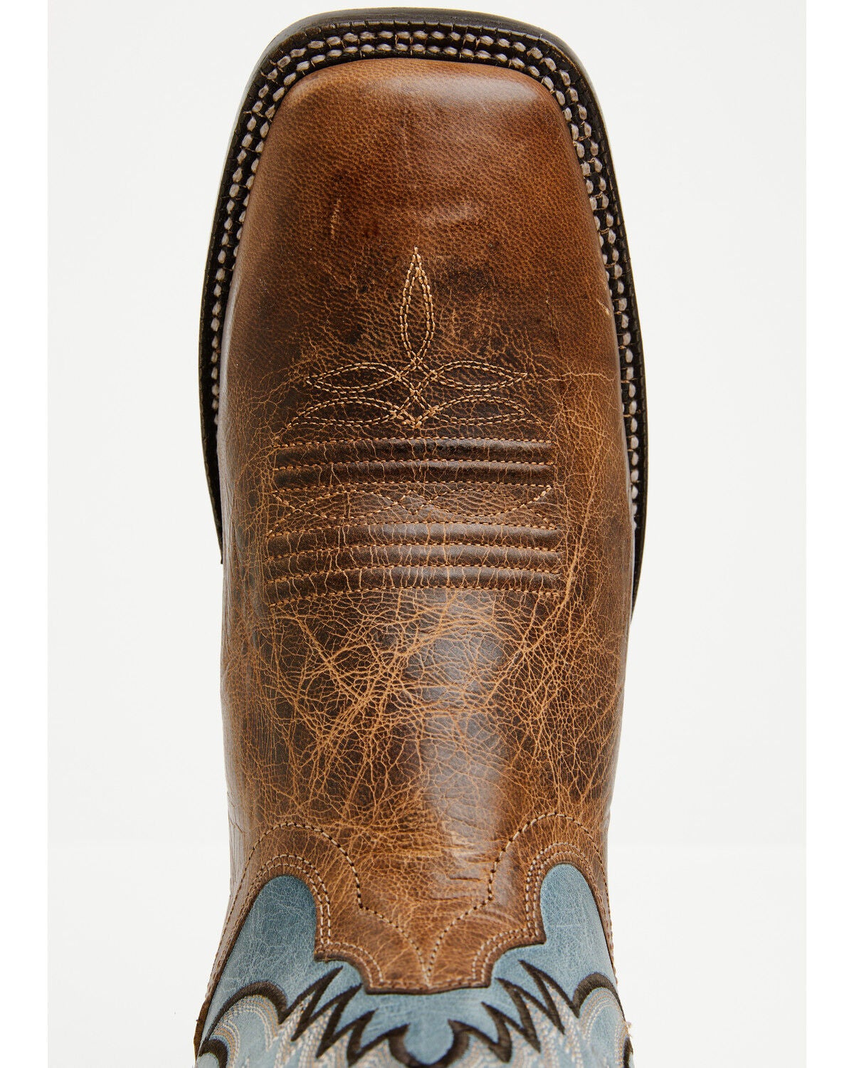 Image #6 - Ariat Men's Cattle Creek Western Boots - Broad Square Toe, Brown, hi-res