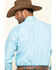 Stetson Men's Lattice Geo Print Long Sleeve Western Shirt , Blue, hi-res