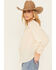 Image #2 - Bila Women's Long Sleeve Embroidered Peasant Top , Natural, hi-res