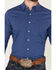 Image #3 - Ariat Men's Maxwell Geo Print Long Sleeve Button-Down Stretch Western Shirt, Blue, hi-res