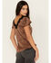 Image #4 - Idyllwind Women's Kimball Lace Trim Top, Tan, hi-res