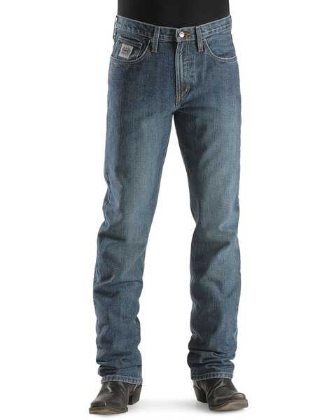 Image #2 - Cinch Silver Label Straight Leg Jeans - Big & Tall, Indigo, hi-res
