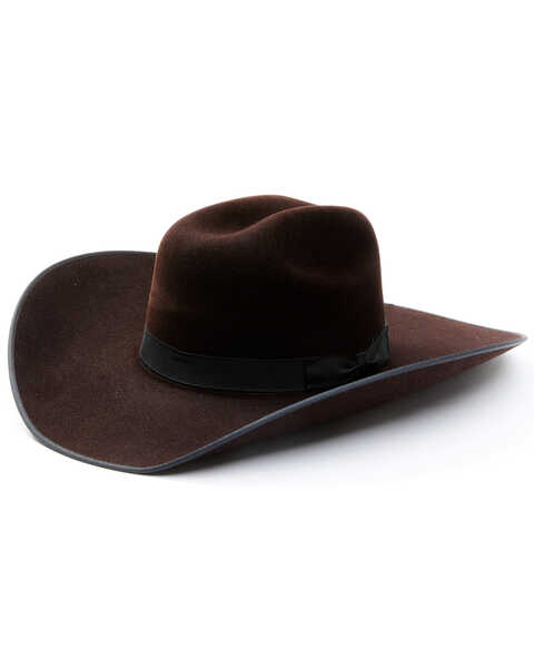 Serratelli 8X Felt Cowboy Hat , Black Cherry, hi-res