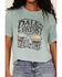 Rock & Roll Denim Women's Dale Brisby Rodeo Time Sunglass Graphic Tee, Teal, hi-res