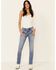 Image #1 - Shyanne Mid Rise Boyfriend Jeans, Light Blue, hi-res