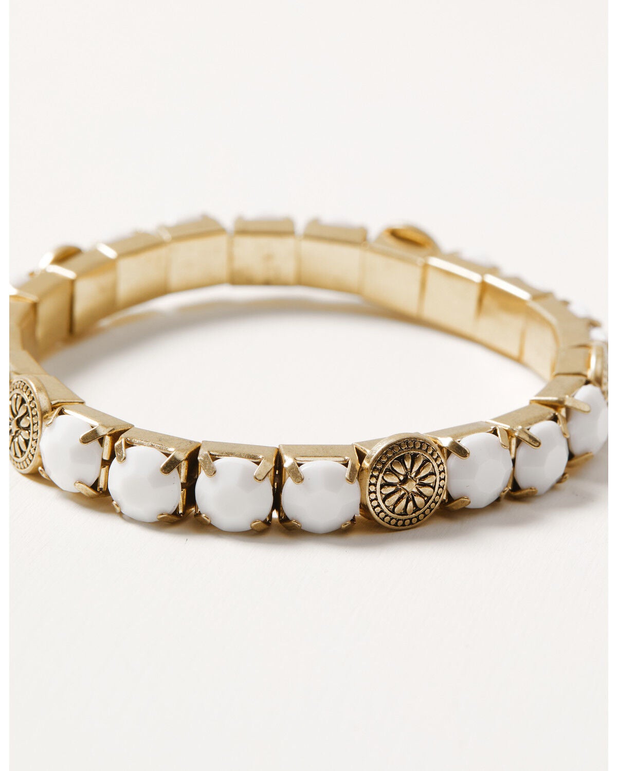 Image #4 - Lainey Wilson Women's Country Heart Bracelet Set - 4 Pack, Gold, hi-res