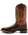 Image #3 - Laredo Men's Western Boots - Broad Square Toe, Brown, hi-res