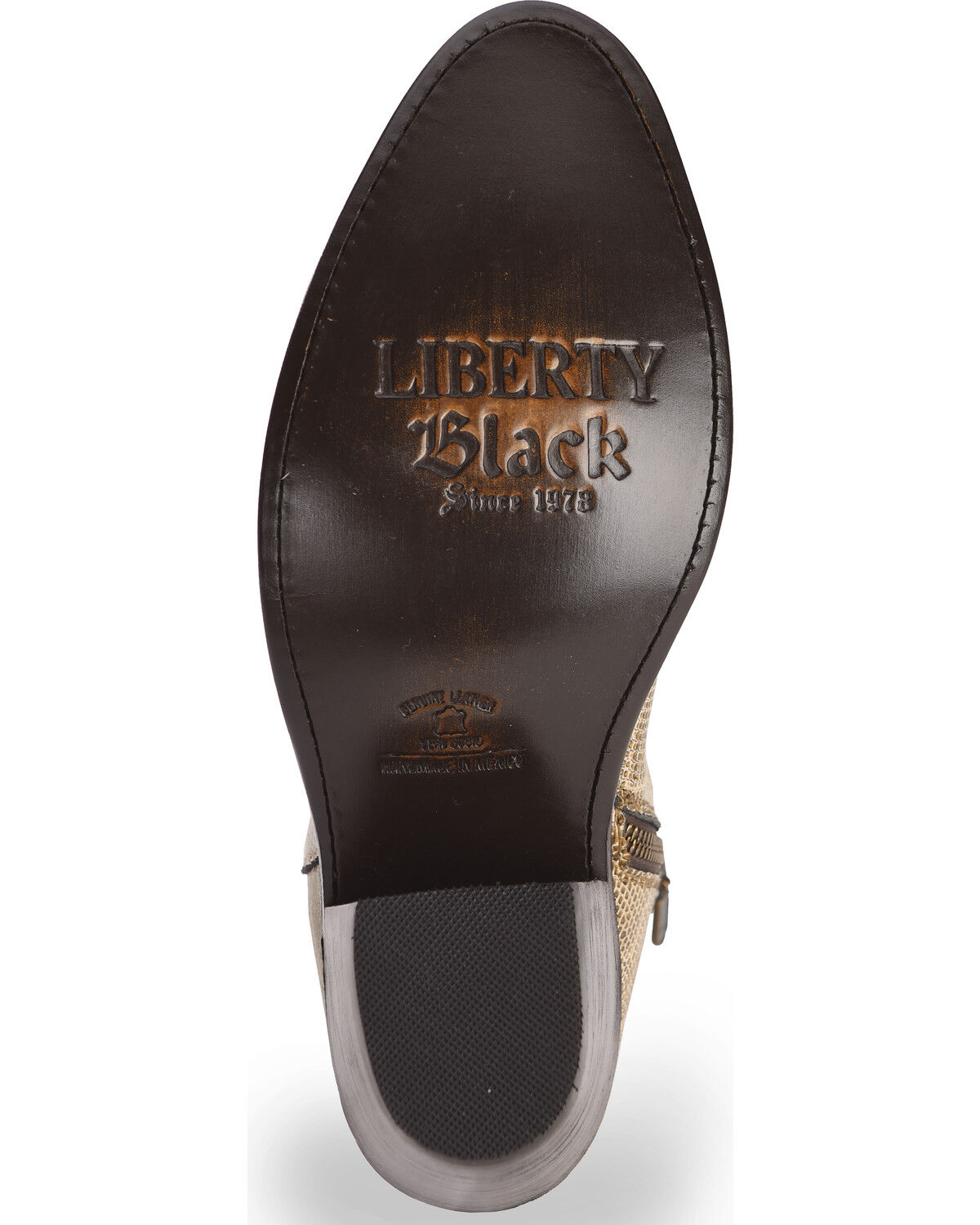 Image #5 - Liberty Black Women's Breton Snake Print Booties - Round Toe, Beige/khaki, hi-res