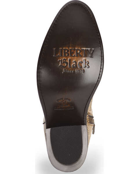 Liberty Black Women's Breton Snake Print Booties - Medium Toe, Beige/khaki, hi-res