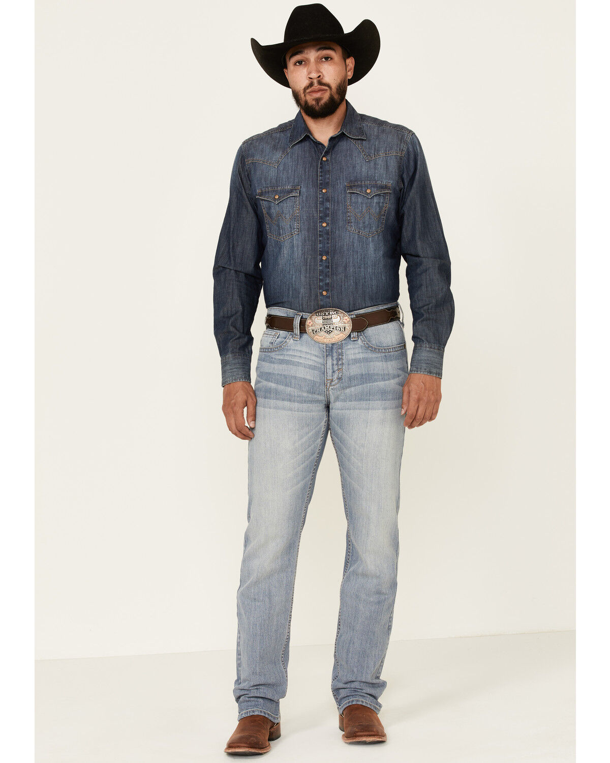 Image #1 - Cody James Men's Renegade Light Stretch Slim Straight Jeans, Blue, hi-res