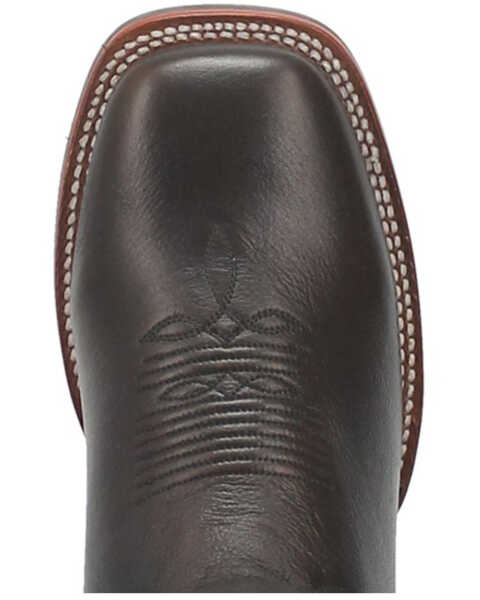 Image #6 - Dan Post Men's Stockman Western Performance Boots - Broad Square Toe, Brown, hi-res